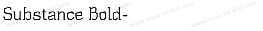 Substance Bold字体转换